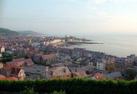 Aberystwyth in the evening sun as seen from Dan's parents' house.