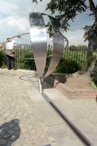 Here it is, the Greenwich meridian.